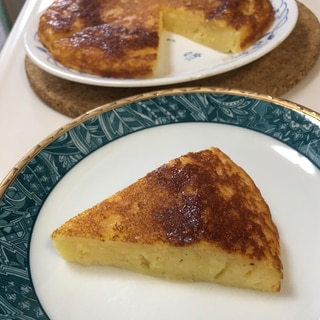 炊飯器とHMで簡単！もっちりヨーグルトケーキ